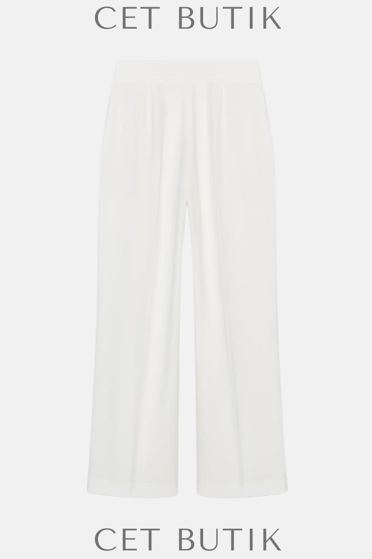 Zara ZW Collection Straight-Leg Pantolon – Ecru (Ref. 3811/048/712)