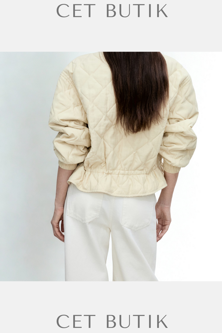 Mango Kapitone Bomber Ceket