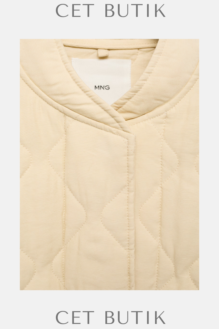 Mango Kapitone Bomber Ceket