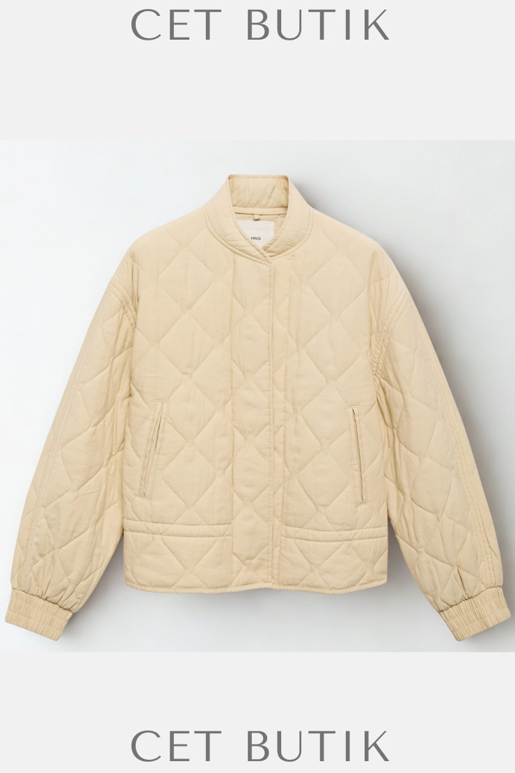 Mango Kapitone Bomber Ceket