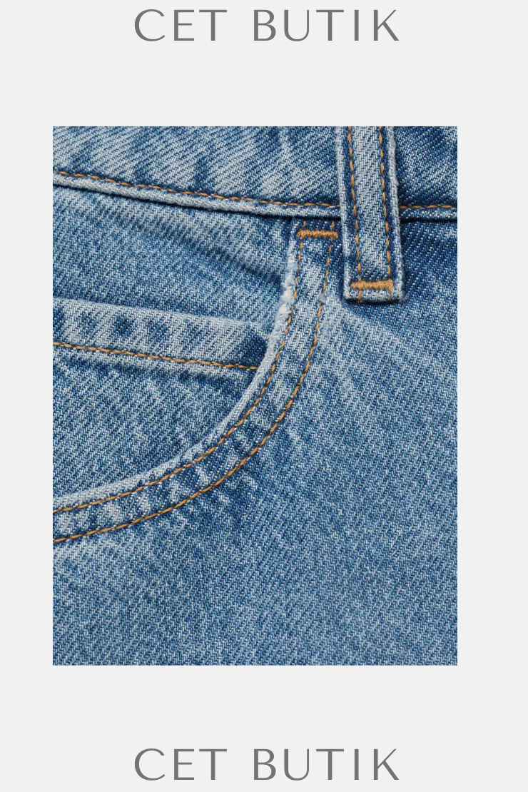 Mango Camilla Geniş Paçalı Jean – Moder Denim
