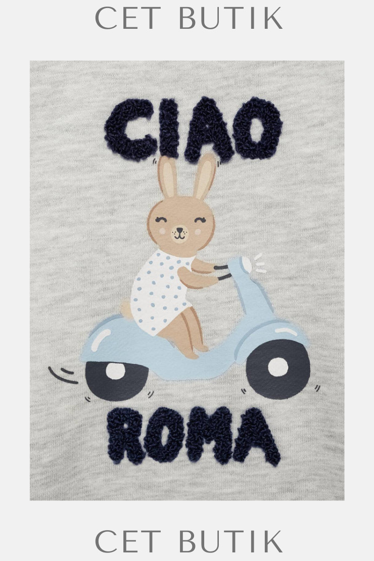 Mango Ciao 87063649-91 Kız Çocuk Sweatshirt