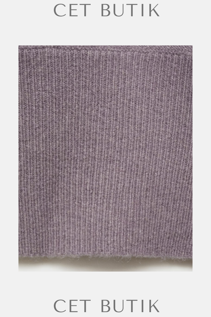 Mango Asimetrik Yün Karışımlı Kazak – Asymmetrical Wool Blend Sweater