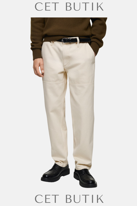 Mango Erkek Regular Fit Jean – Dekoratif Dikişli