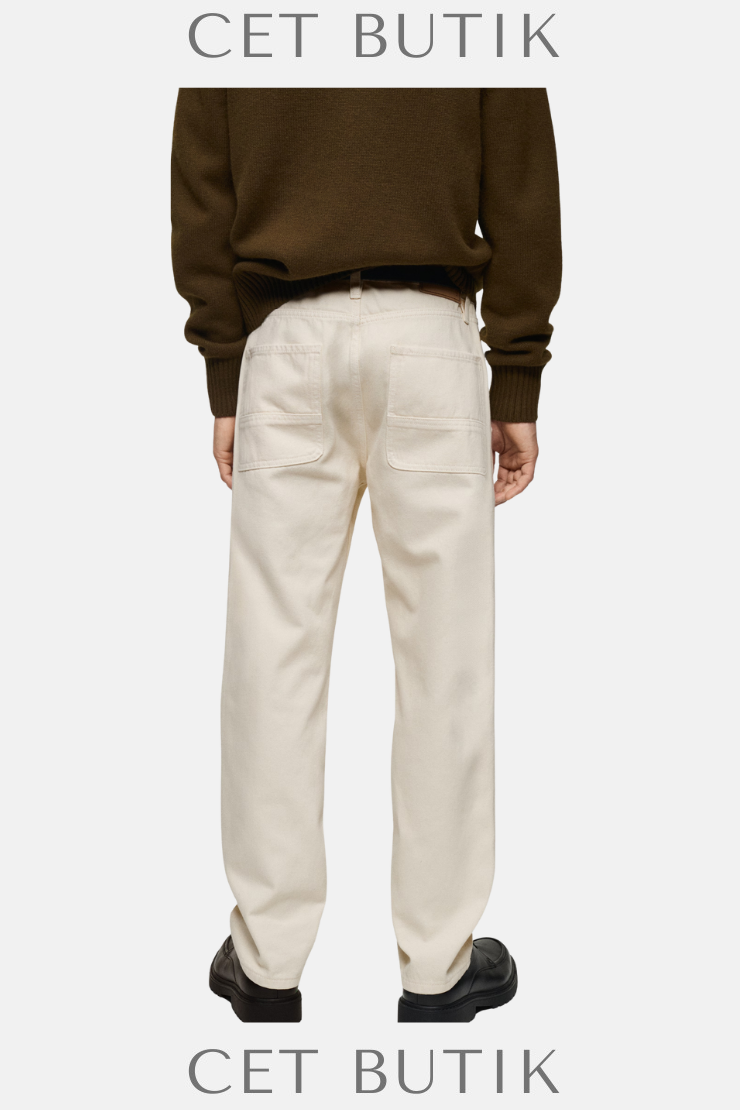 Mango Erkek Regular Fit Jean – Dekoratif Dikişli