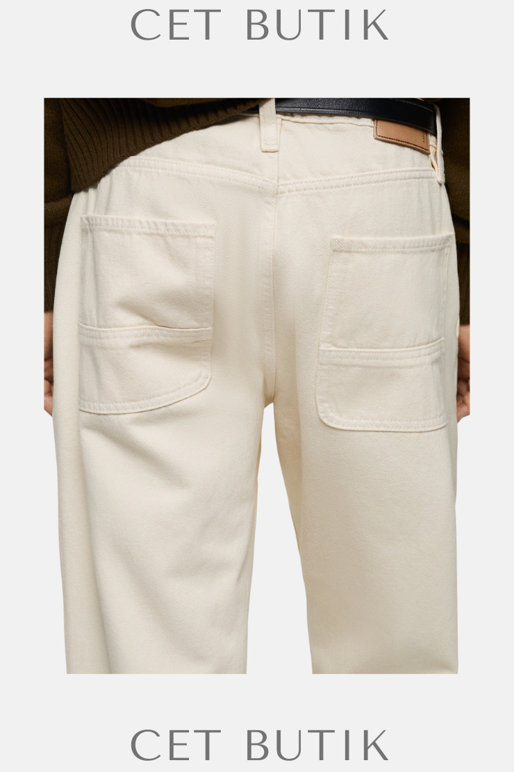 Mango Erkek Regular Fit Jean – Dekoratif Dikişli
