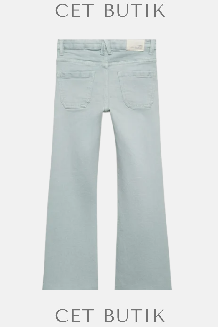 Mango Kids Aq̇ua 46 Low-Rise Flare Jean