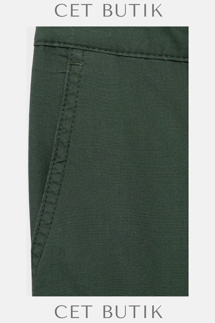 Mango Poplin %100 Pamuk Erkek Pantolon – Regular Fit