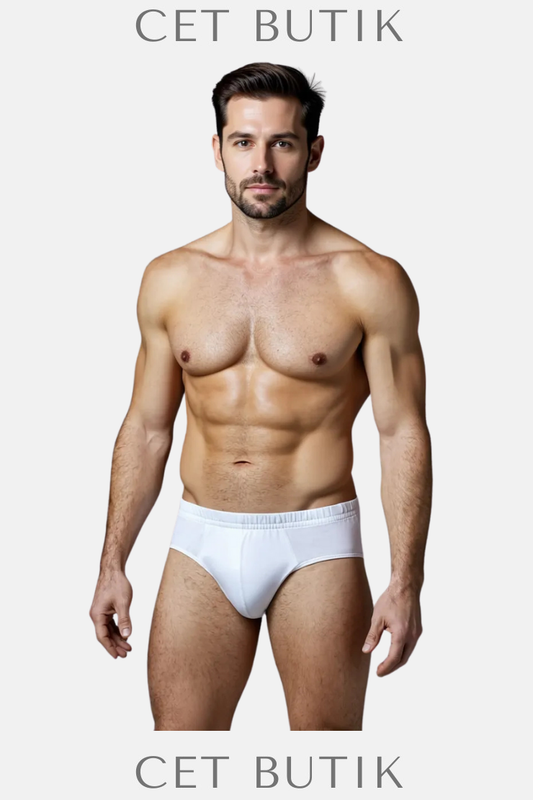 Dagi D1191 Pamuk Slip 2’li – %100 Pamuk, Penye Erkek Slip