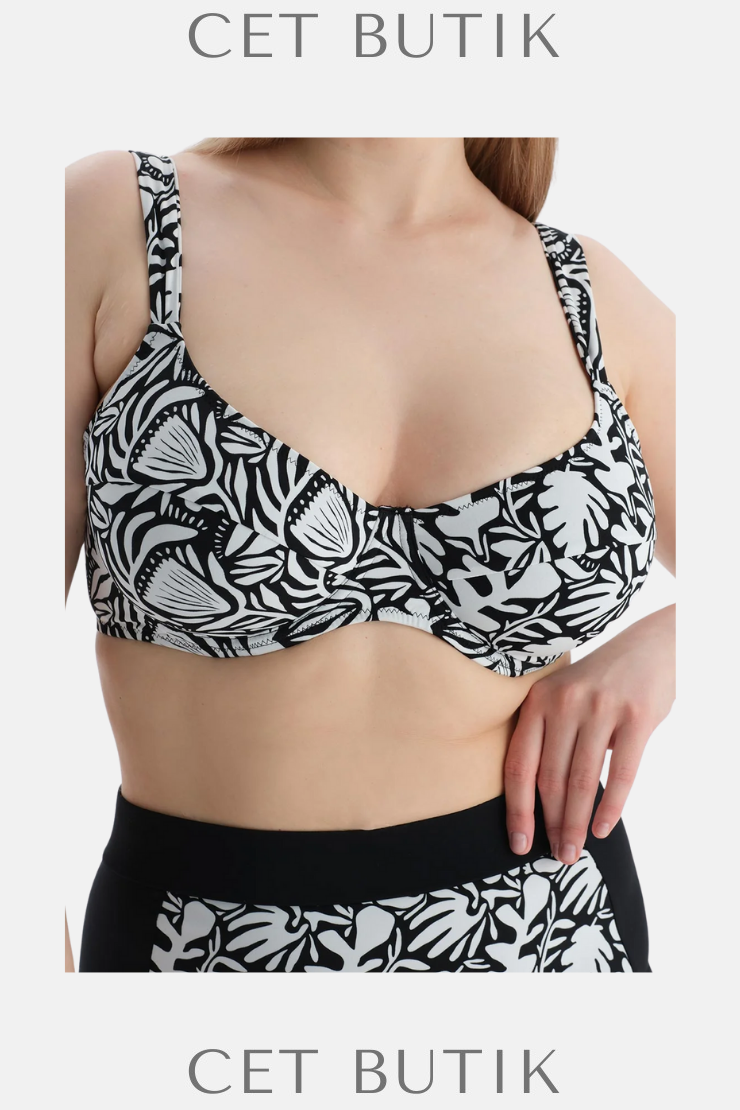 DAGİ Multicolor Korseli Toparlayıcı Bikini Üst