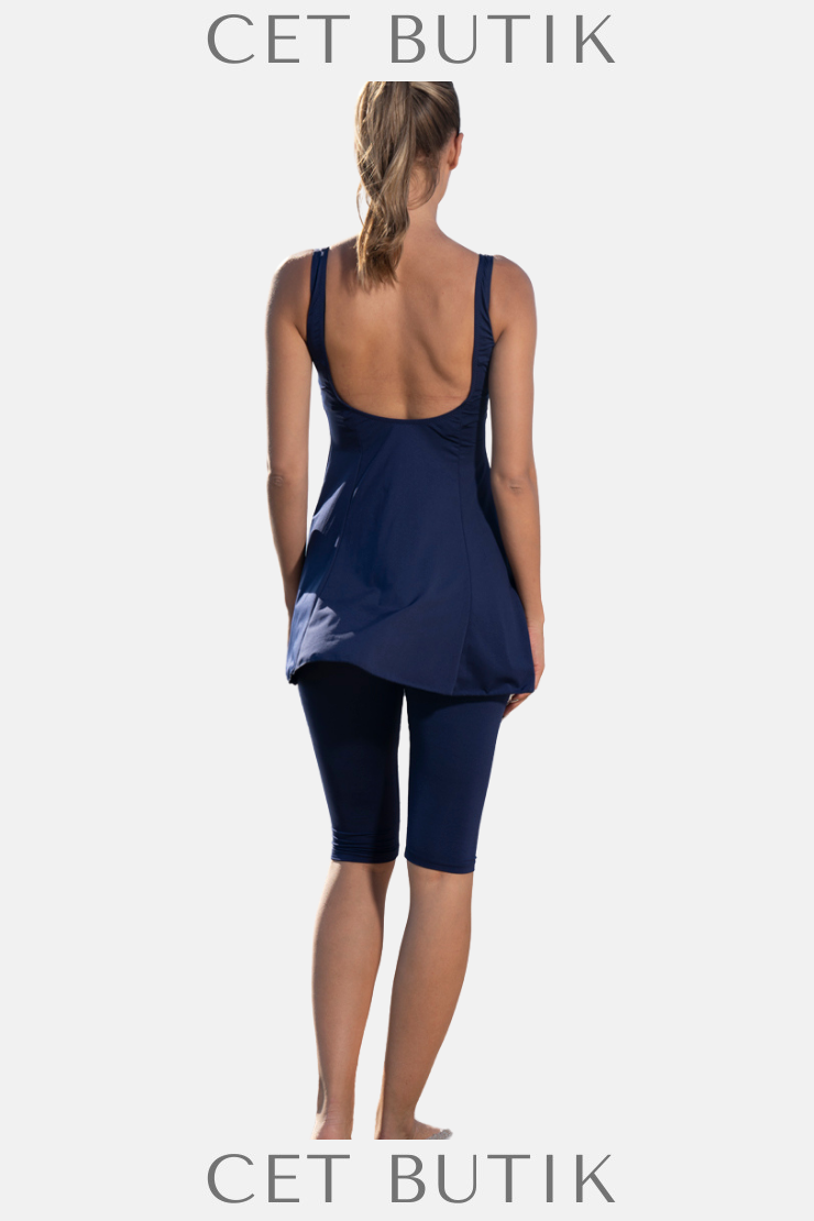 Estiva 22600 Düz Taytlı Elbise Mayo