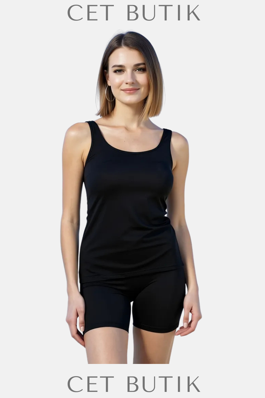 Estiva Toparlayıcı Sortlu Tankini