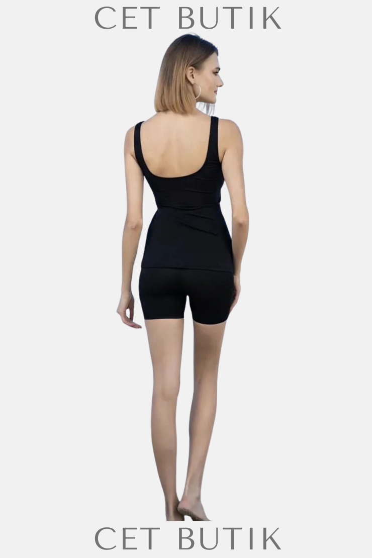 Estiva Toparlayıcı Sortlu Tankini
