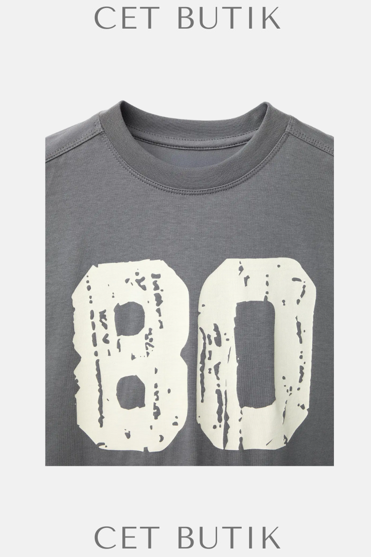 Zara Çocuk T-Shirt ve Bermuda Şort Takımı – Gri