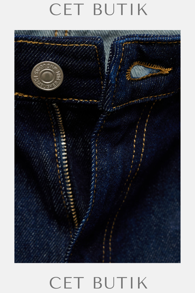 Mango Matilda Rinse Wash Düz Kesim Jean – Kadın / Orta Bel