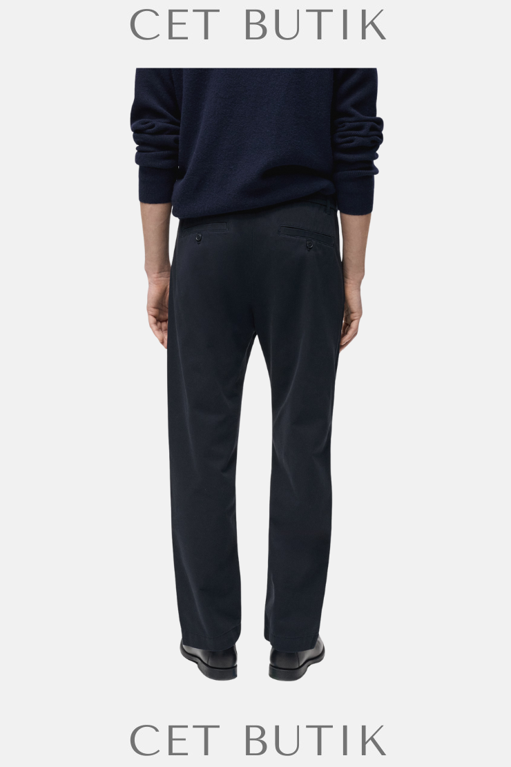 Mango Regular Fit Pamuklu Bağcıklı Pantolon