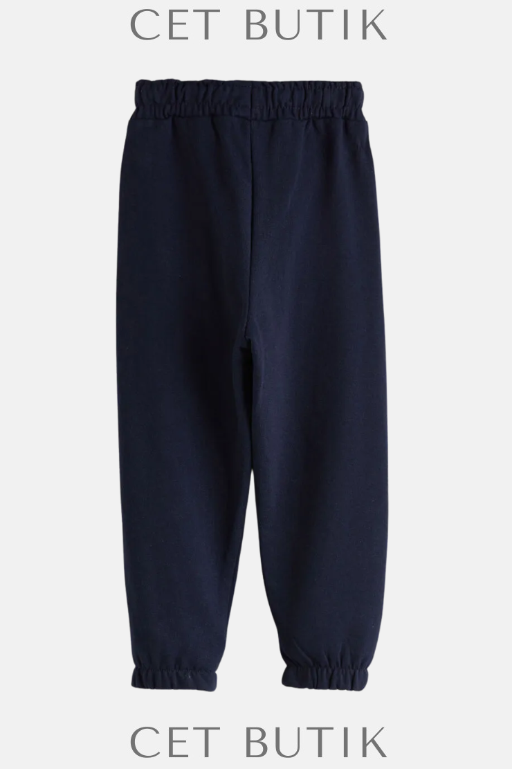 LC Waikiki Erkek Çocuk Indigo Beli Lastikli Jogger Eşofman Altı