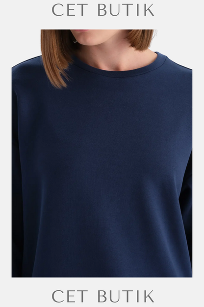 Dagi Basic Modal Sweatshirt %48 Modal & Regular Kalıp