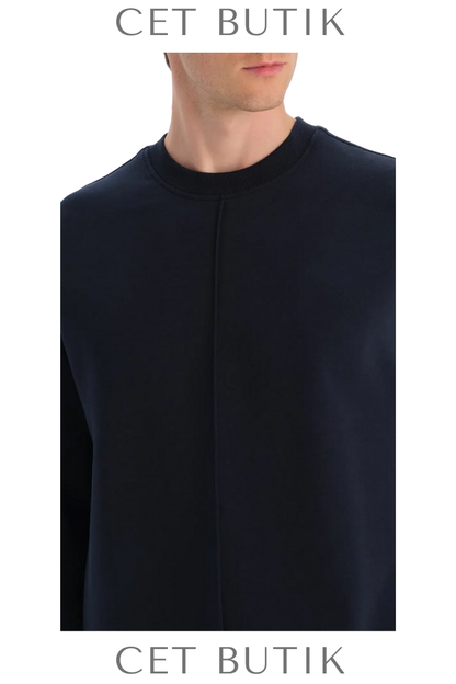 Dagi Nervür Detaylı Uzun Kollu Sweatshirt Şık & Rahat Stil