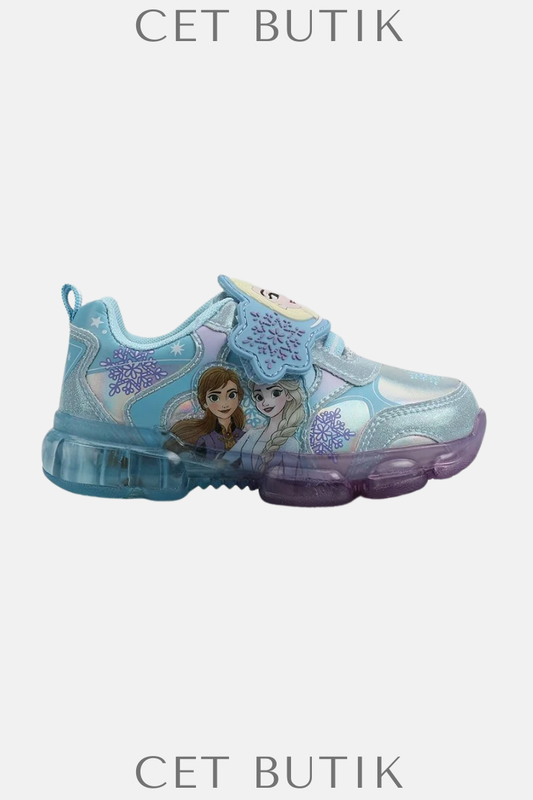 Frozen Mavi Kız Çocuk Sneaker