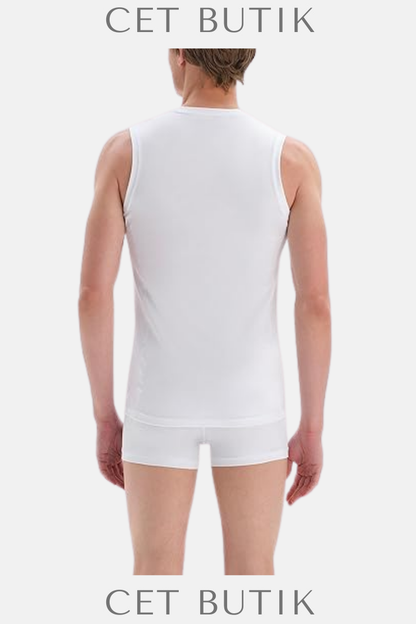 DAGİ D5060 Compact Kolsuz V Yaka T-Shirt