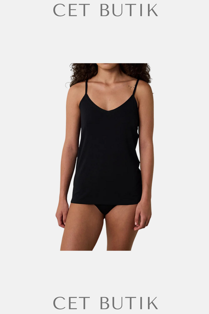Penti V Yaka Cotton Cami Atlet – %95 Pamuk