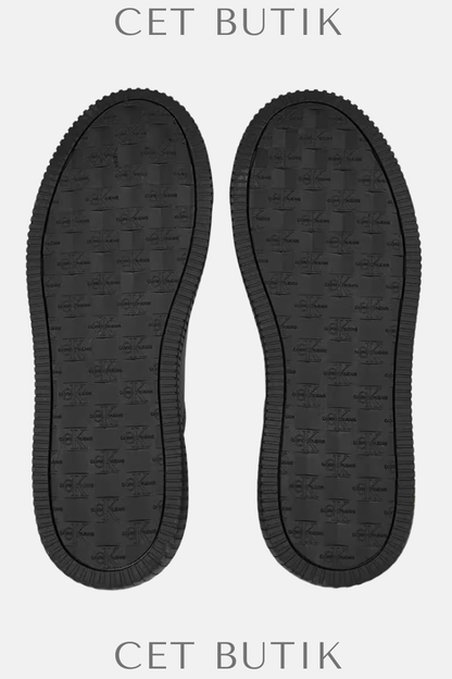 Calvin Klein Hakiki Deri Logolu Erkek Sneaker