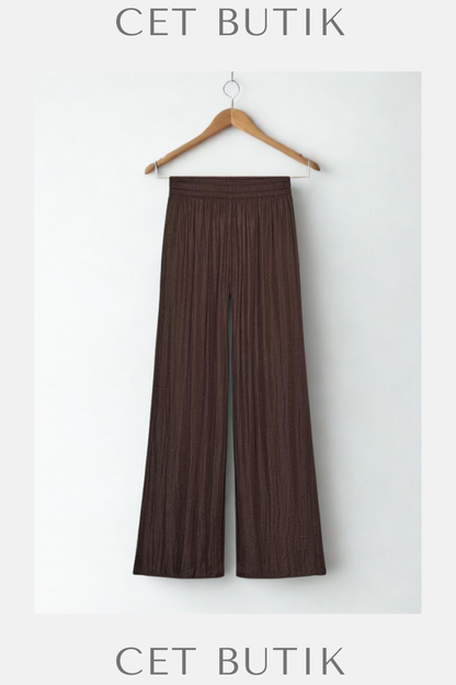 Zara Geniş Dökümlü Pantolon – Cava / Flowy Wide Leg