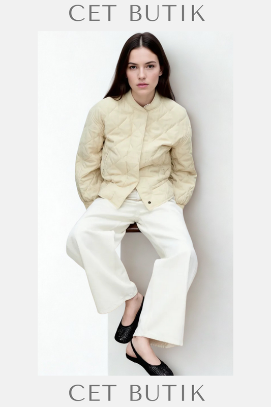 Mango Kapitone Bomber Ceket