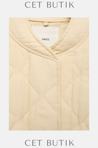 Mango Kapitone Bomber Ceket