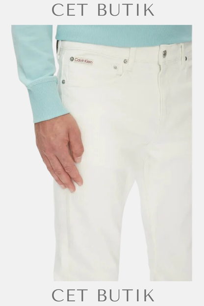 Calvin Klein 5 Cep Slim Taper Jean – Uomo Erkek Kot