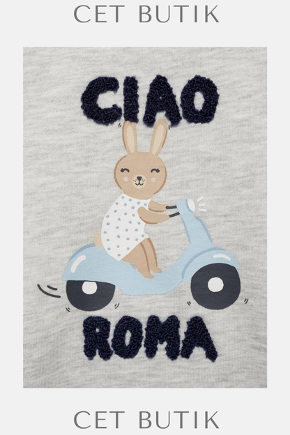 Mango Ciao 87063649-91 Kız Çocuk Sweatshirt