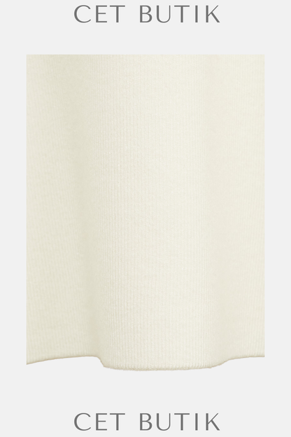 Mango Oversize Kollu Örme Kazak