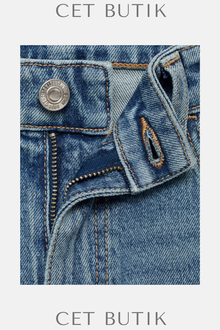 Mango High Rise Comfort Mom Jeans