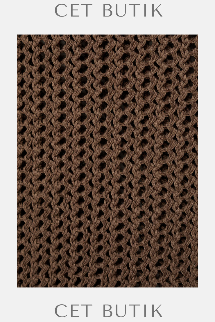 Mango Uzun Crochet Elbise – Tığ İşi Örgü, Kolsuz