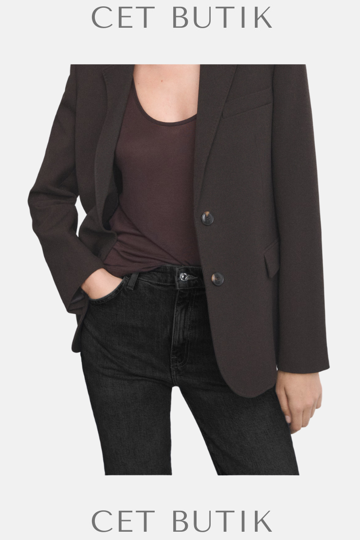 Mango Claudia Yüksek Bel Slim Fit Cropped Jean