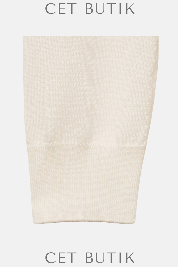 Mango Yün Karışımlı Yuvarlak Yaka Kazak – Wool-Blend Round-Neck Sweater