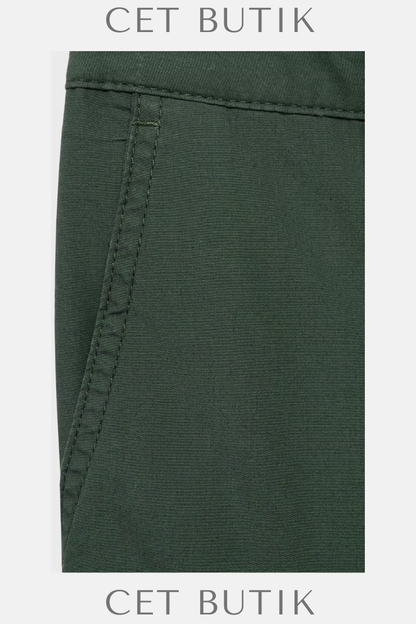 Mango Poplin %100 Pamuk Erkek Pantolon – Regular Fit