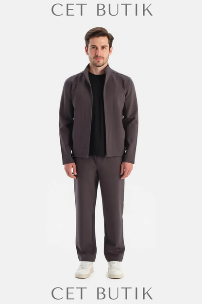 DAGİ Beli Lastikli Patlı Pantolon Siyah – %66 Viskon, Regular Fit
