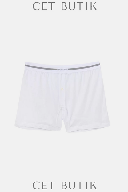 Dagi D3710 Modal Boxer – Beyaz-Siyah