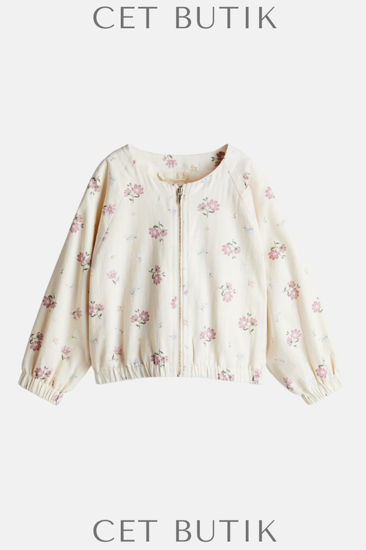 H&M Kids Beyaz Pamuklu Ceket